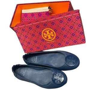 Tory Burch Flats Symphony Blue